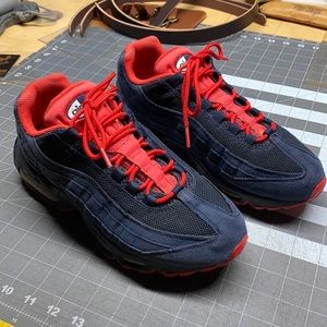 Nike air max 95 navy/red men’s 8.5